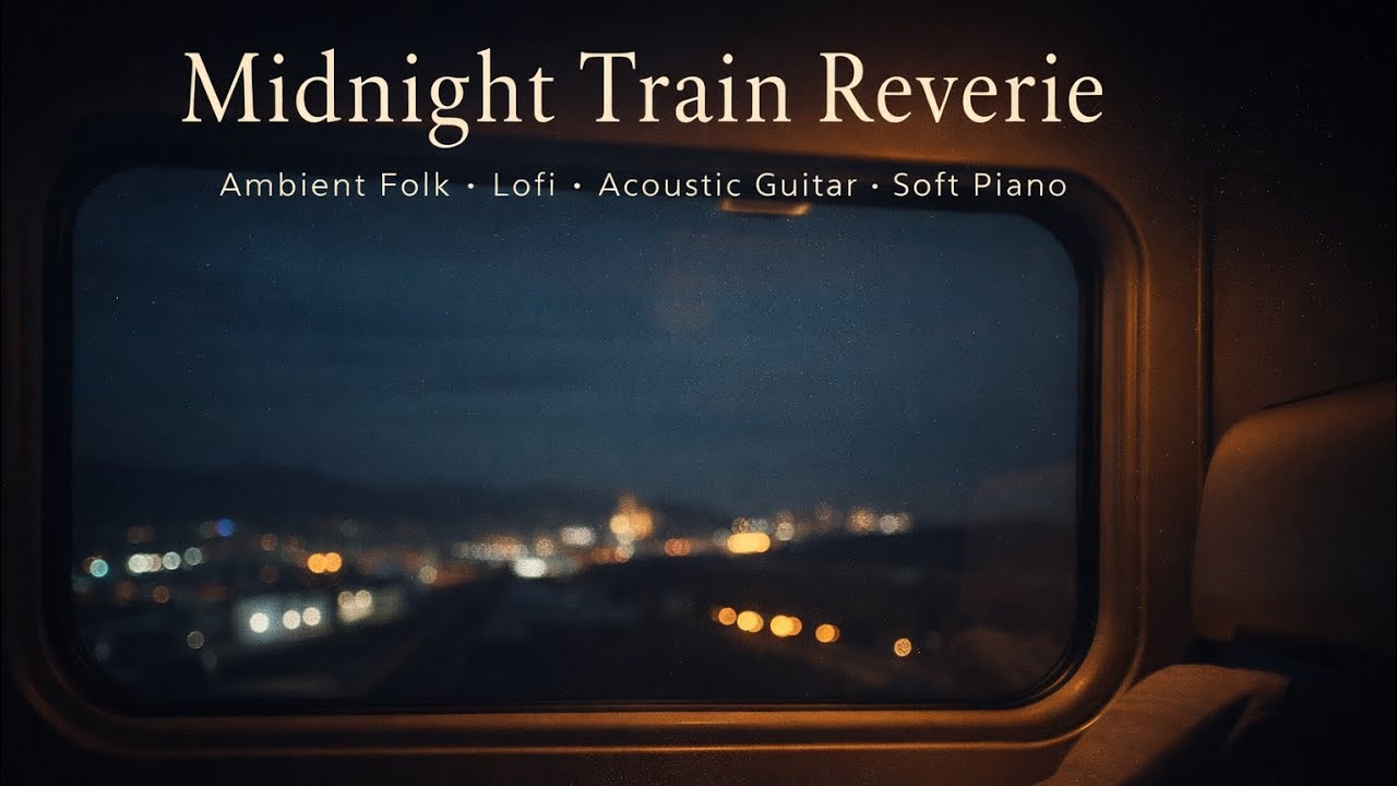 Late Night Traveling Vibe 🌙 Minimalist Lofi Acoustic Guitar & Piano (60 BPM)