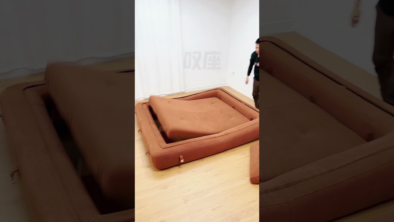 Składana sofa z funkcją spania #compressionsofa #compressedsofa #sofainbox #couchinabox #sofa #furniture