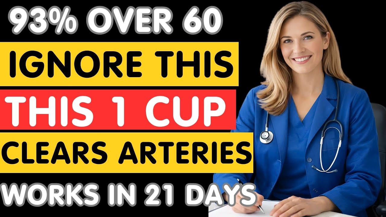 Senior This 1 Cup Drink CLEARS Arteries FAST | Why Doctors Never Mention It | senior health tips