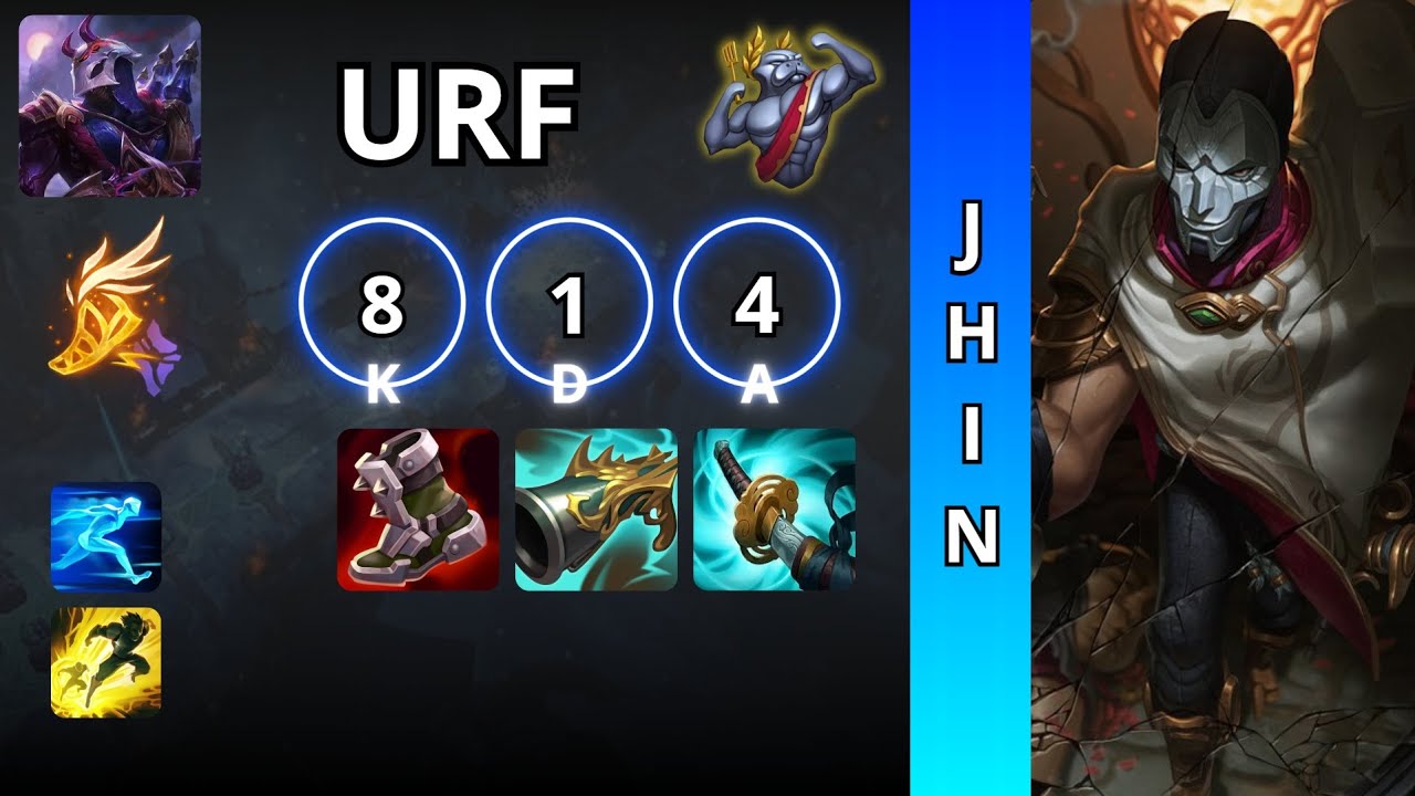 🎭 Jhin URF Gameplay – Four-Shot Precision Carnage | League of Legends