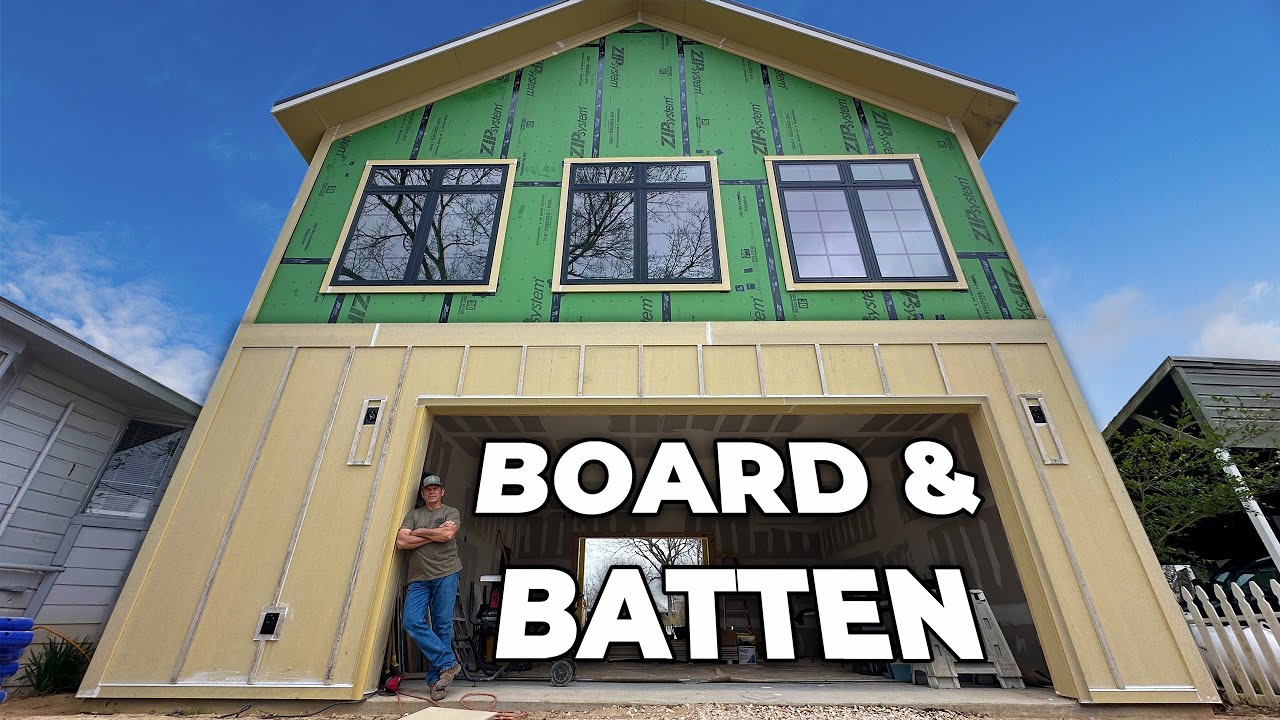 DIY Board & Batten Dream Garage and It Looks PERFECT!