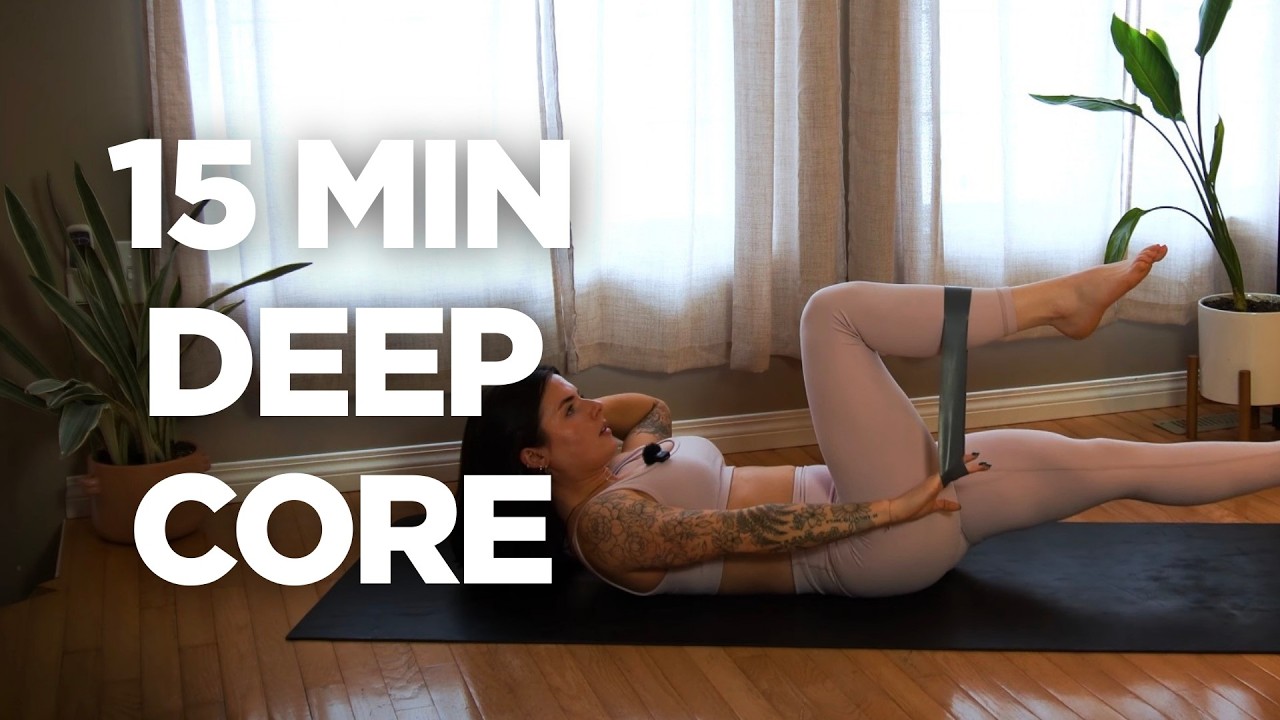 15 MIN AT HOME PILATES CORE WORKOUT │ CORE │ BAND│ BEGINNER │PILATES WITH TALESE