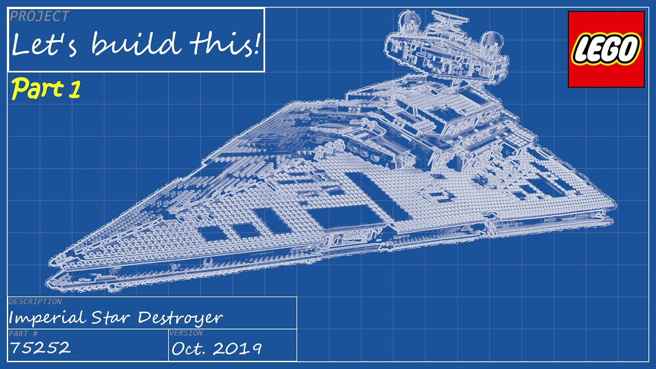 Let's build this! - LEGO 75252 - Imperial Star Destroyer - Live build stream! Part 1