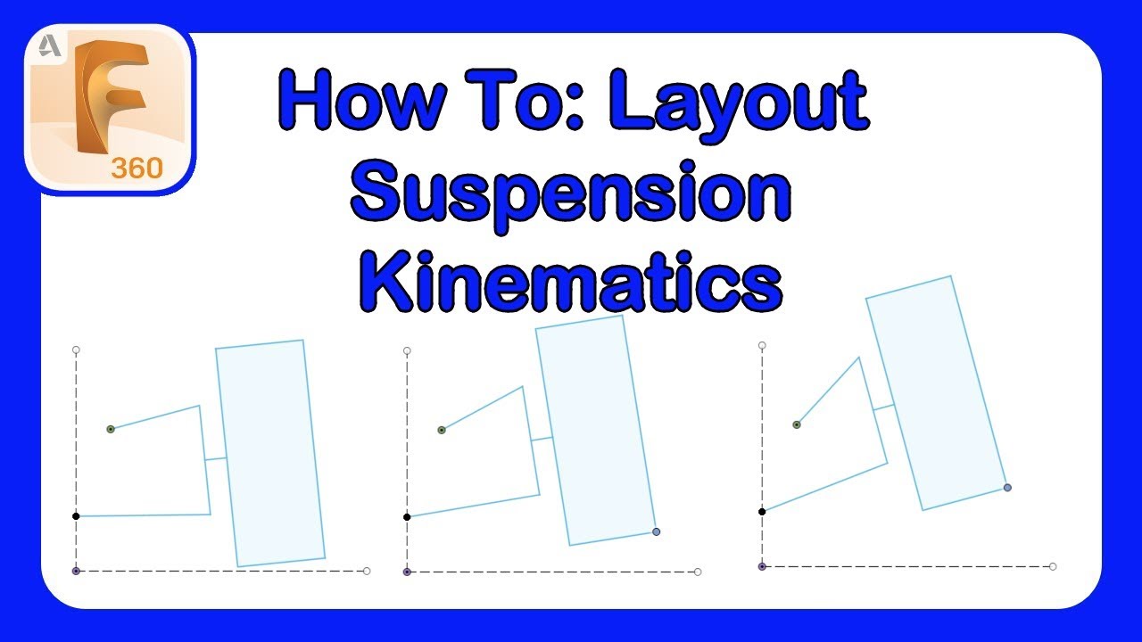 Designing Suspension Kinematics in Fusion 360 #Fusion360 #Kinematics