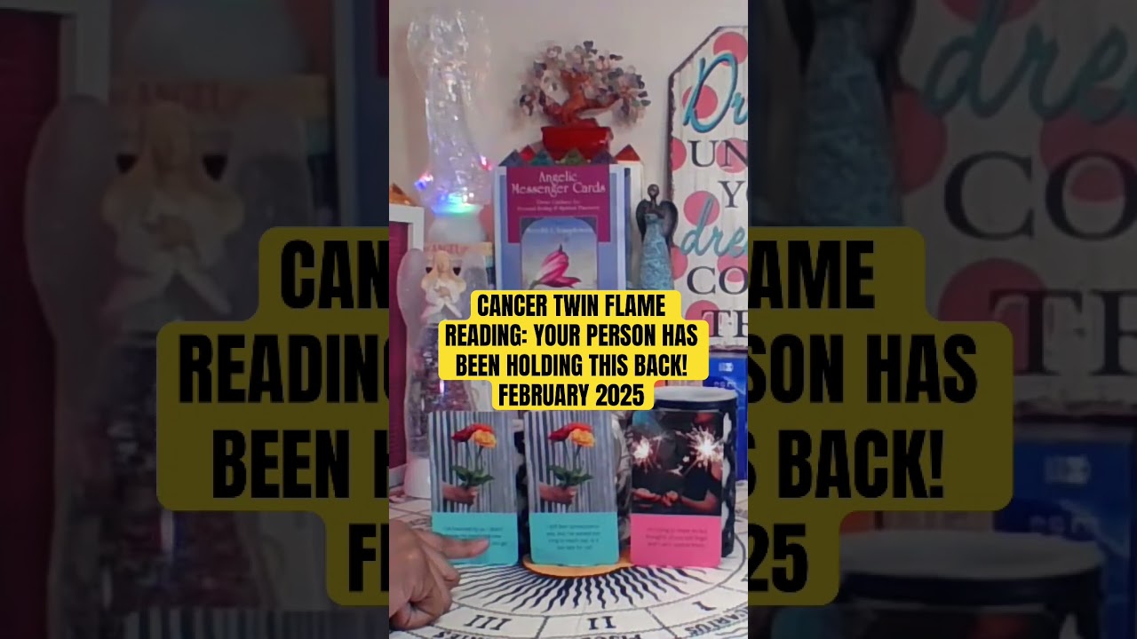 CANCER TWIN FLAME READING: YOUR PERSON HAS BEEN HOLDING THIS BACK!  