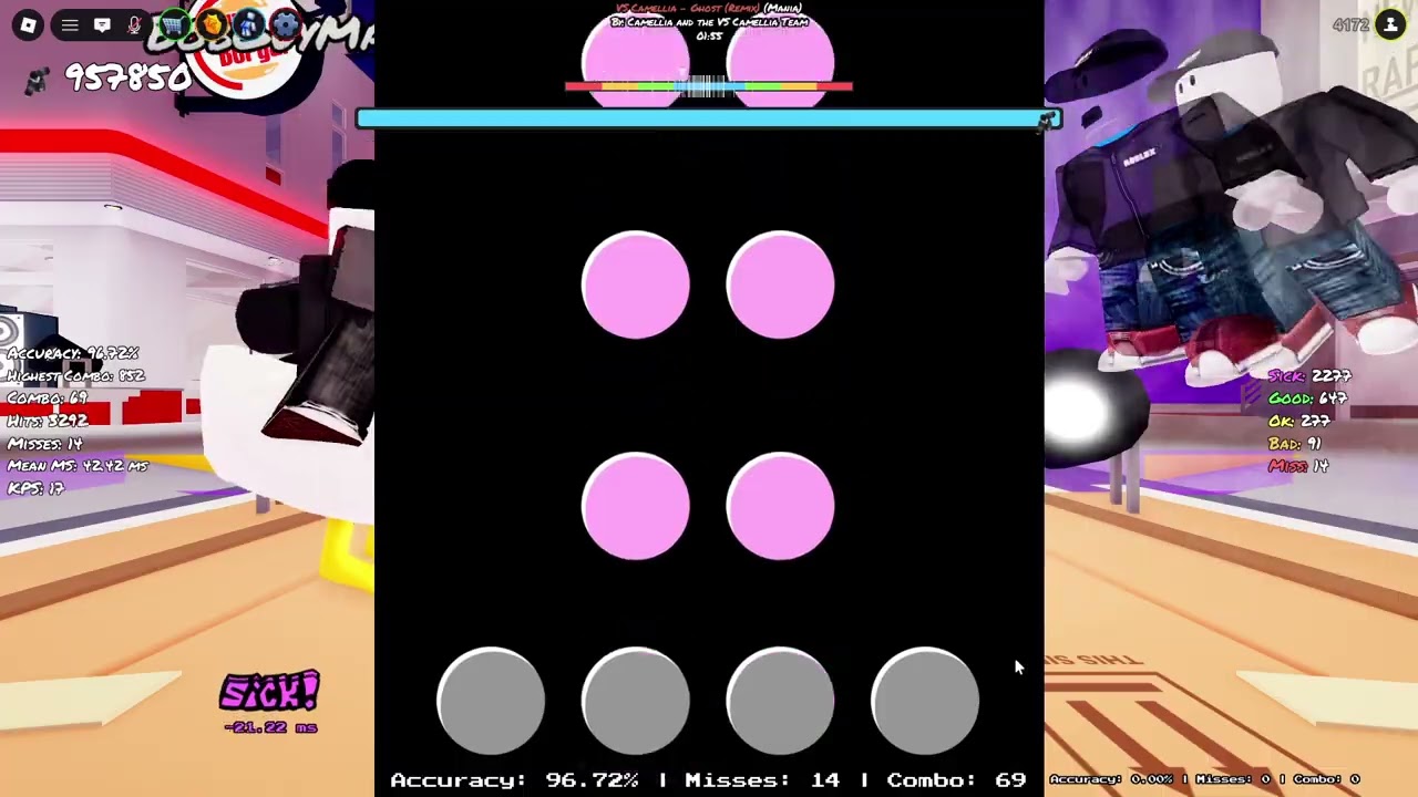 Ghost Remix (Mania, Left Side) 30 Misses