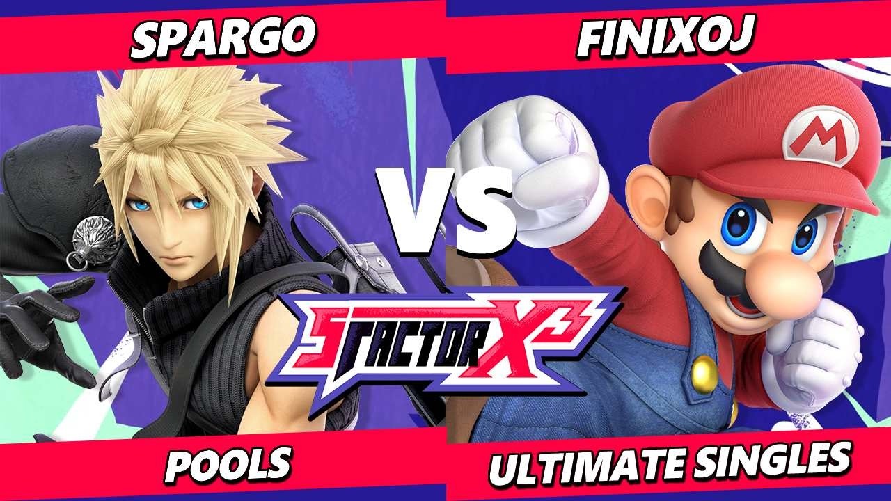 S Factor X3 &mdash; Spargo (Cloud) против FinixOj (Mario) Smash Ultimate &mdash; SSBU
