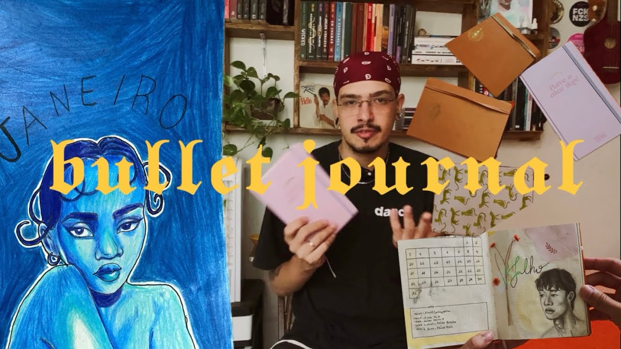 como eu faço meu bullet journal: tour pelos bujos antigos e preparando janeiro #bulletjournal #bujo 