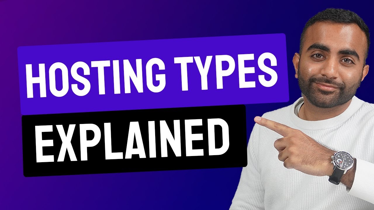 Different Hosting Types Explained (Detailed Video)