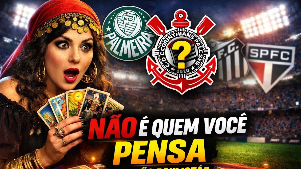 🔮🚨Qual time grande vai ser CAMPEÃO PAULISTA? O TAROT REVELOU 
