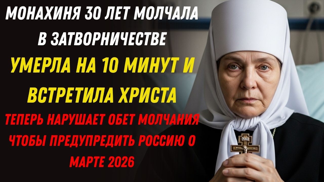 Монахиня умерла на 10 минут – Иисус показал 5 вещей, которые СПАСУТ Россию в 2026 году