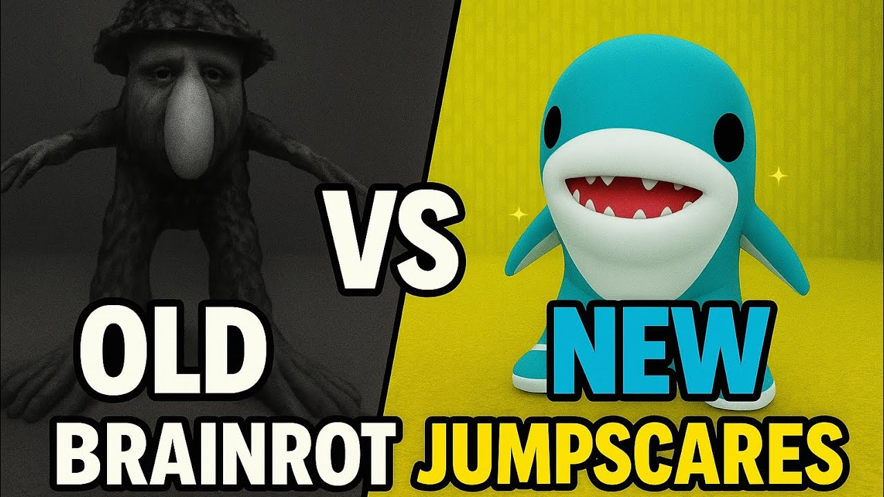 OLD vs NEW Brainrot Jumpscares in Shrek Backrooms 😭💀 (Roblox)