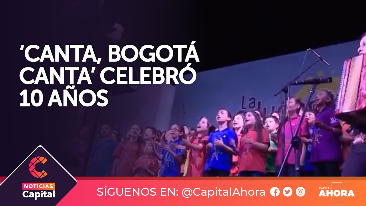 ‘Canta, Bogotá Canta’ celebró 10 años de formación con estudiantes