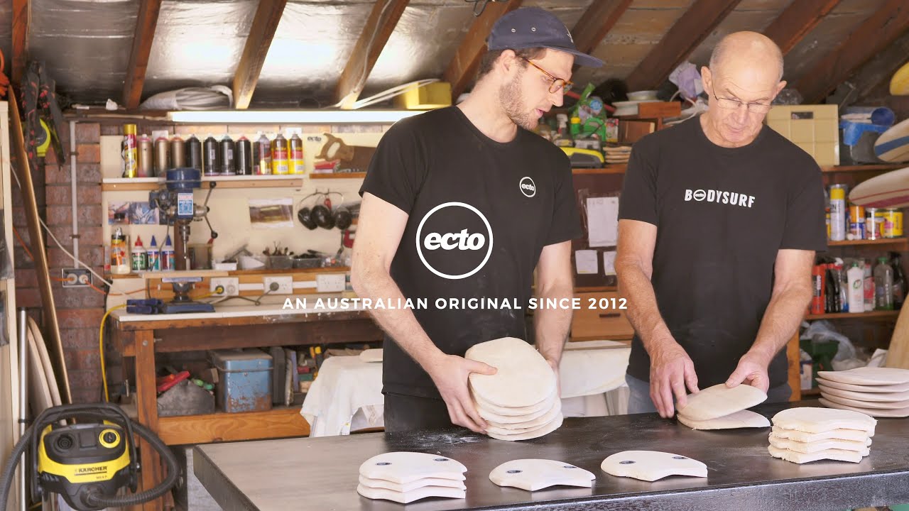 ECTO WORKSHOP - Behind The Scenes of the Australian Made Timber Bodysurfing Handplanes