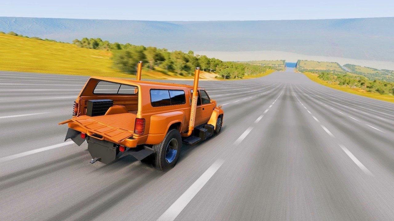 Instant 1700 MPH Blast: Which BeamNG Car Survives the Farthest! - BeamNG Drive