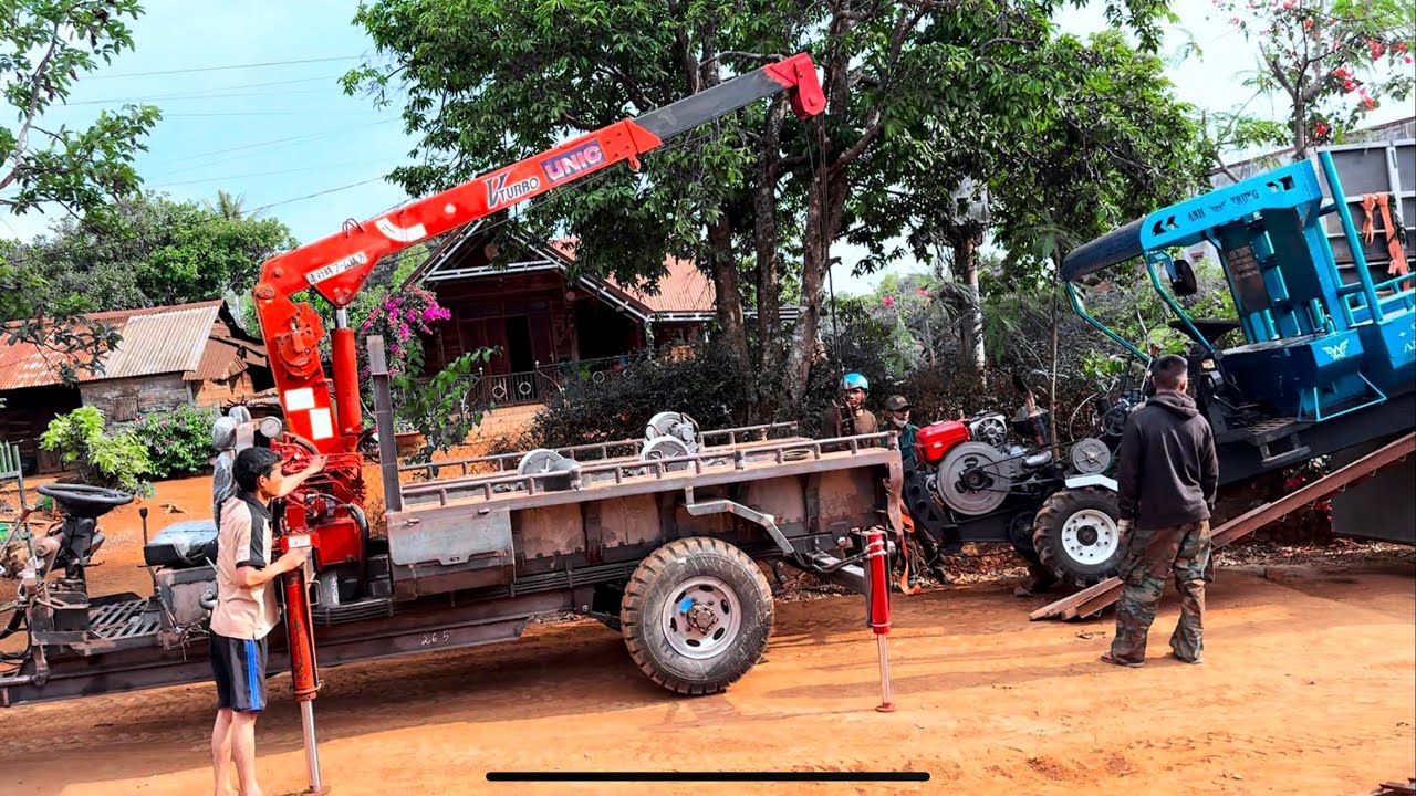 Giao xe Lâm Đồng xe thùng cao nhờ tới xe cẩu cơ khí Anh Trung
