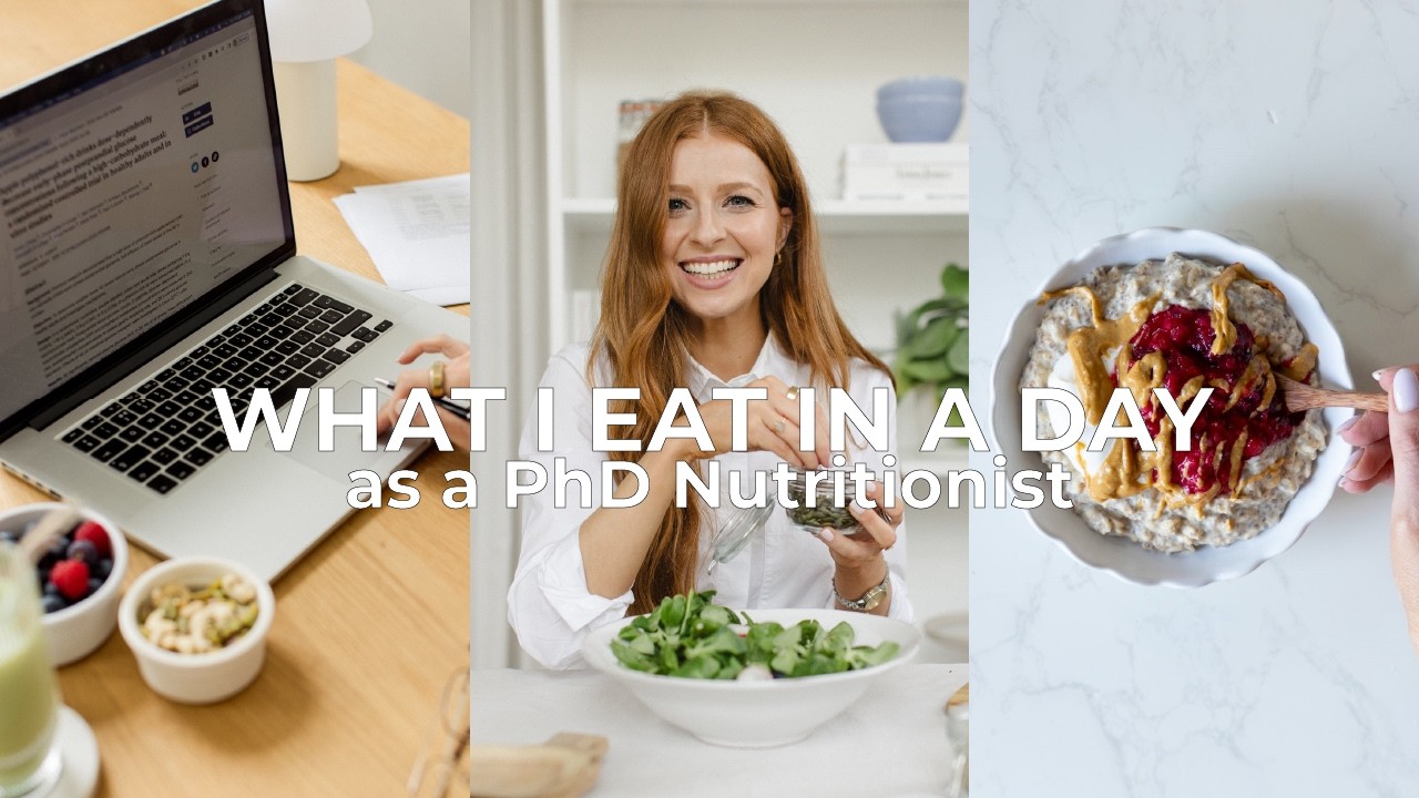 WHAT I EAT IN A DAY AS A PHD NUTRITIONIST to balance my hormones -realistic meals