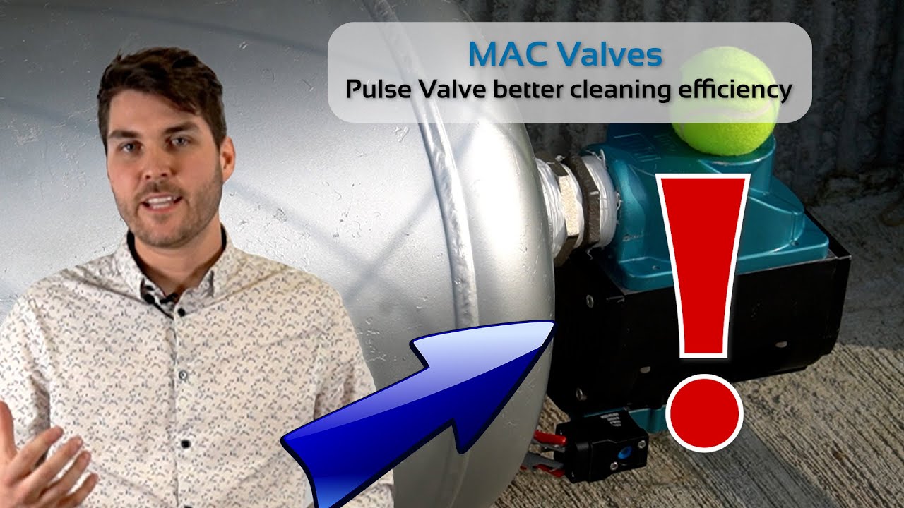 MAC Valves dust collector Pulse Valve better cleaning efficiency