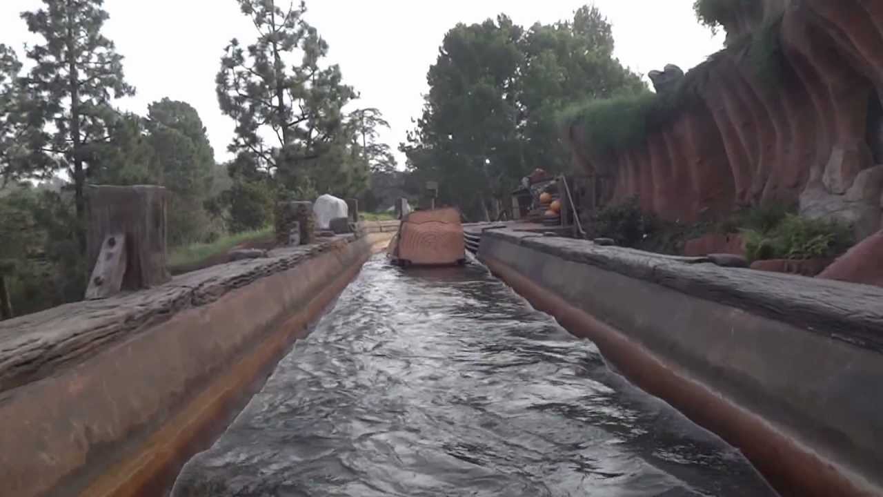 Splash Mountain Front Seat  Disneyland California 2012