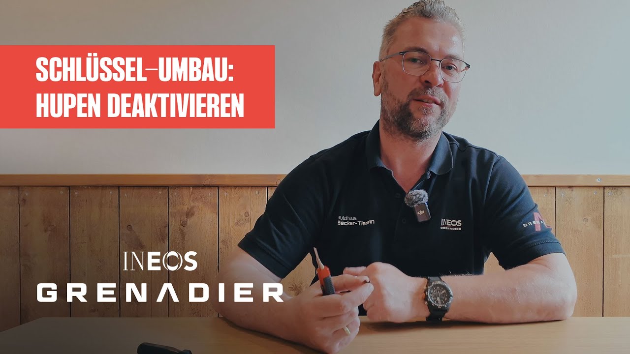 INEOS Grenadier Schlüssel - Panikknopf entfernen / Hupe deaktivieren
