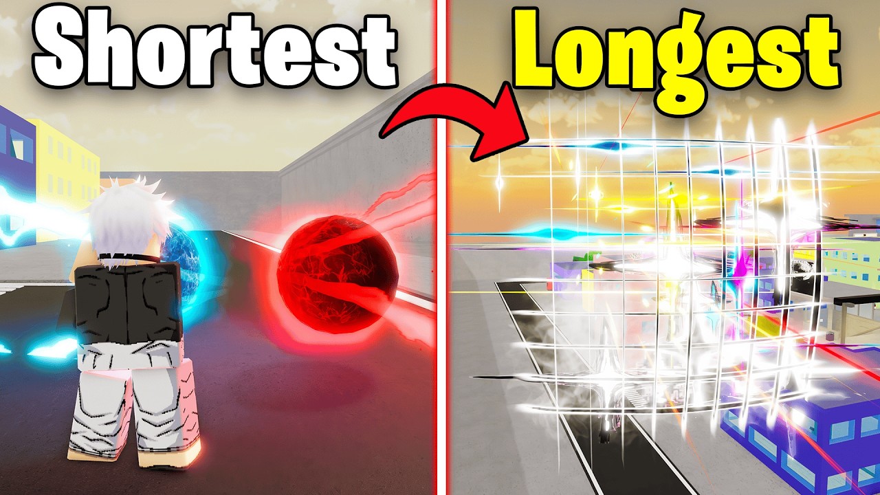Какая самая ДЛИННАЯ АТАКА в Roblox Jujutsu Shenanigans?