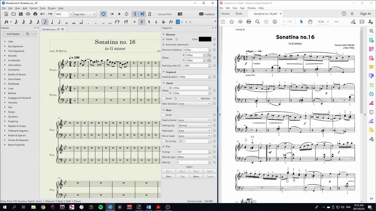 MuseScore Tutorial 2 - Note Input and Playback