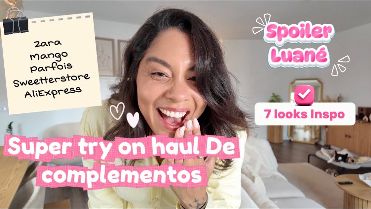 Súper try on haul. Zara,Mango,Parfois,Aliexpress y @sweetterstore7870 con 7 looks c/ pantalon capri🌸