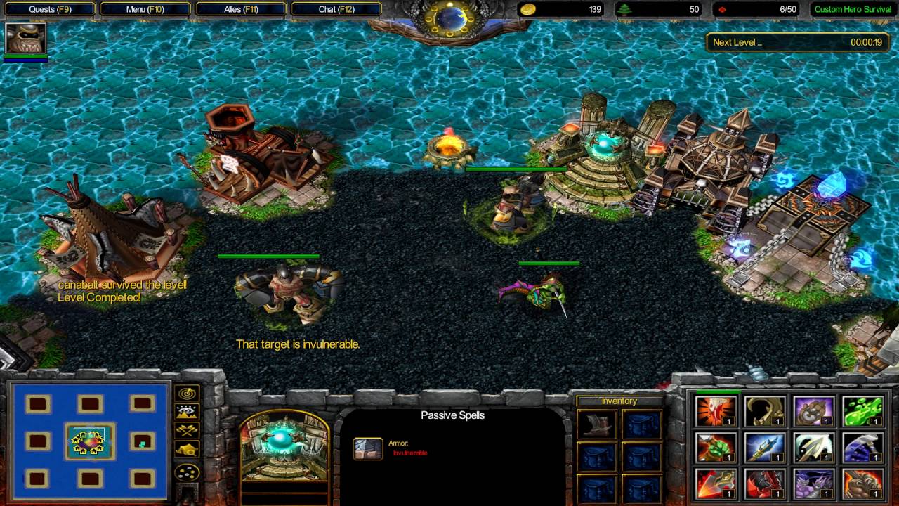 Warcraft 3 TFT - Custom Hero Survival #2