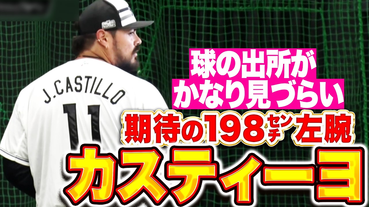【日本のアニメ大好き】カスティーヨ『198㌢左腕はボールの出所が見づらい！ビッグな新戦力に期待高まる！』