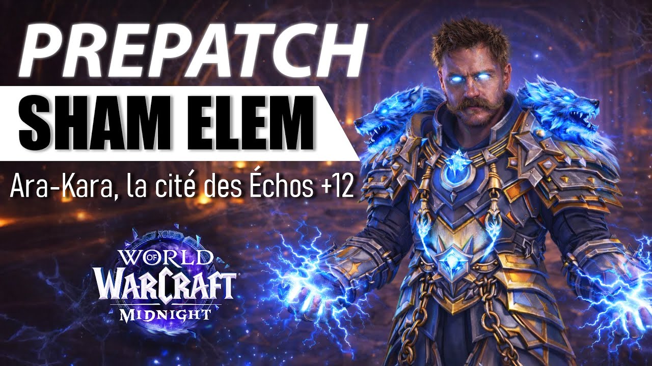 Elemental Shaman low GEAR PUMPING in PREPATCH Midnight M+12 [FR]
