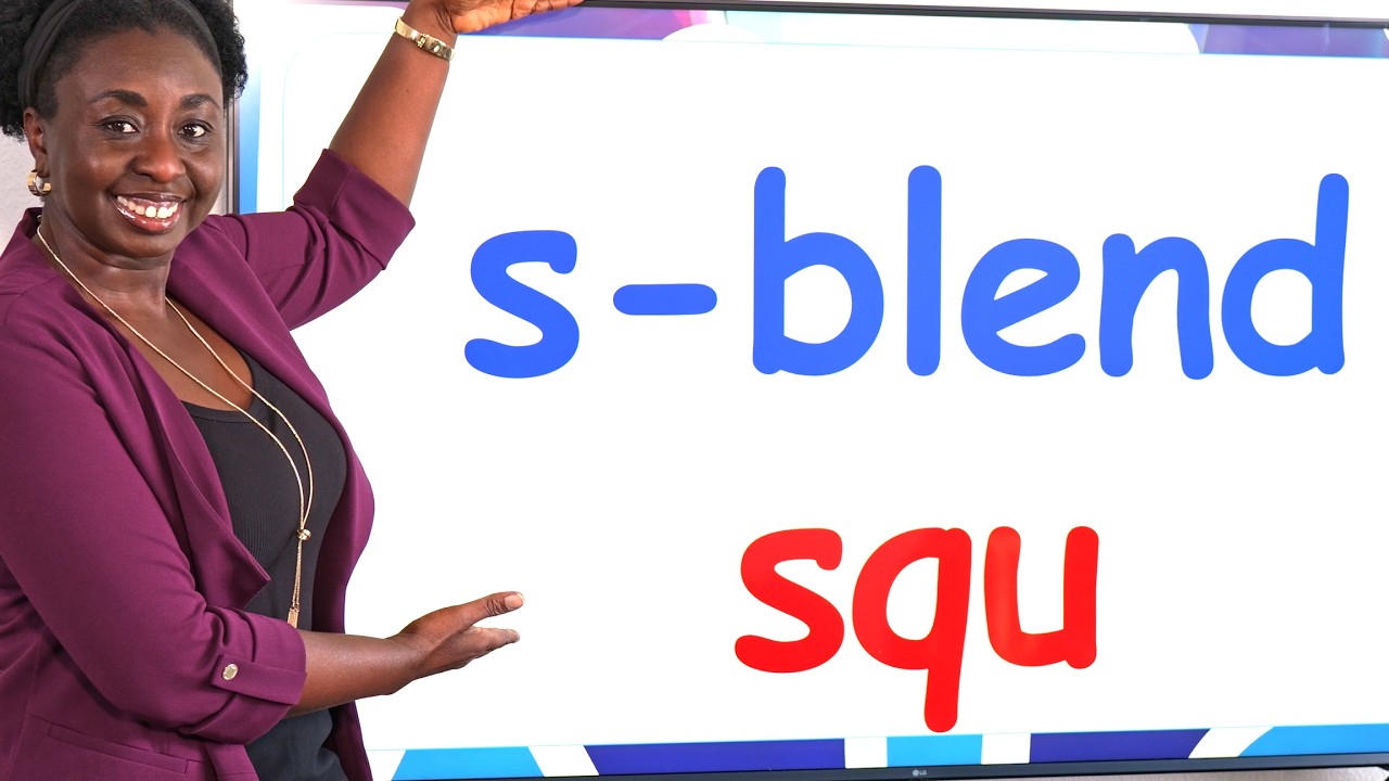 S-Blend SQU | Научитесь читать слова с буквой SQU #sollyinfusion