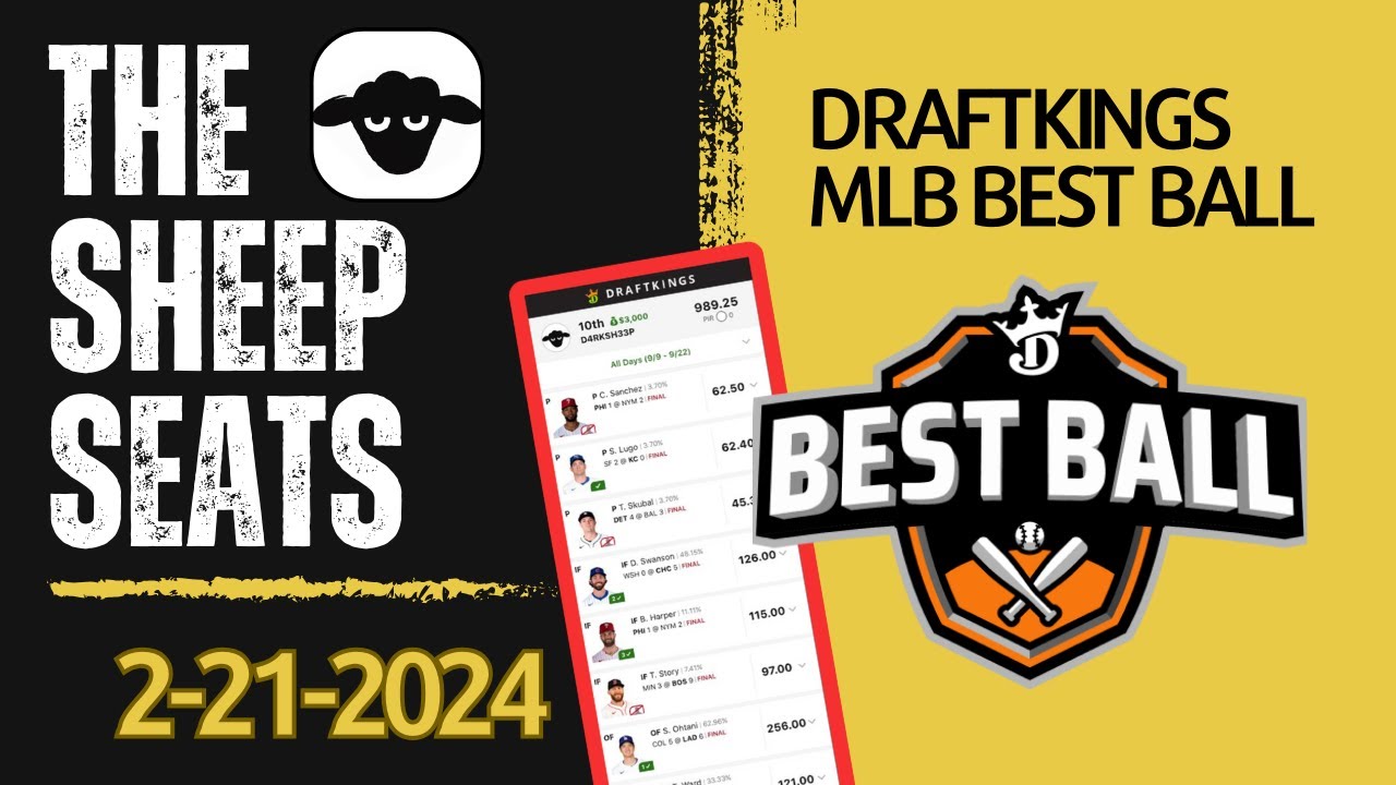 How to draft MLB Best Ball on Draftkings - The Sheep Seats