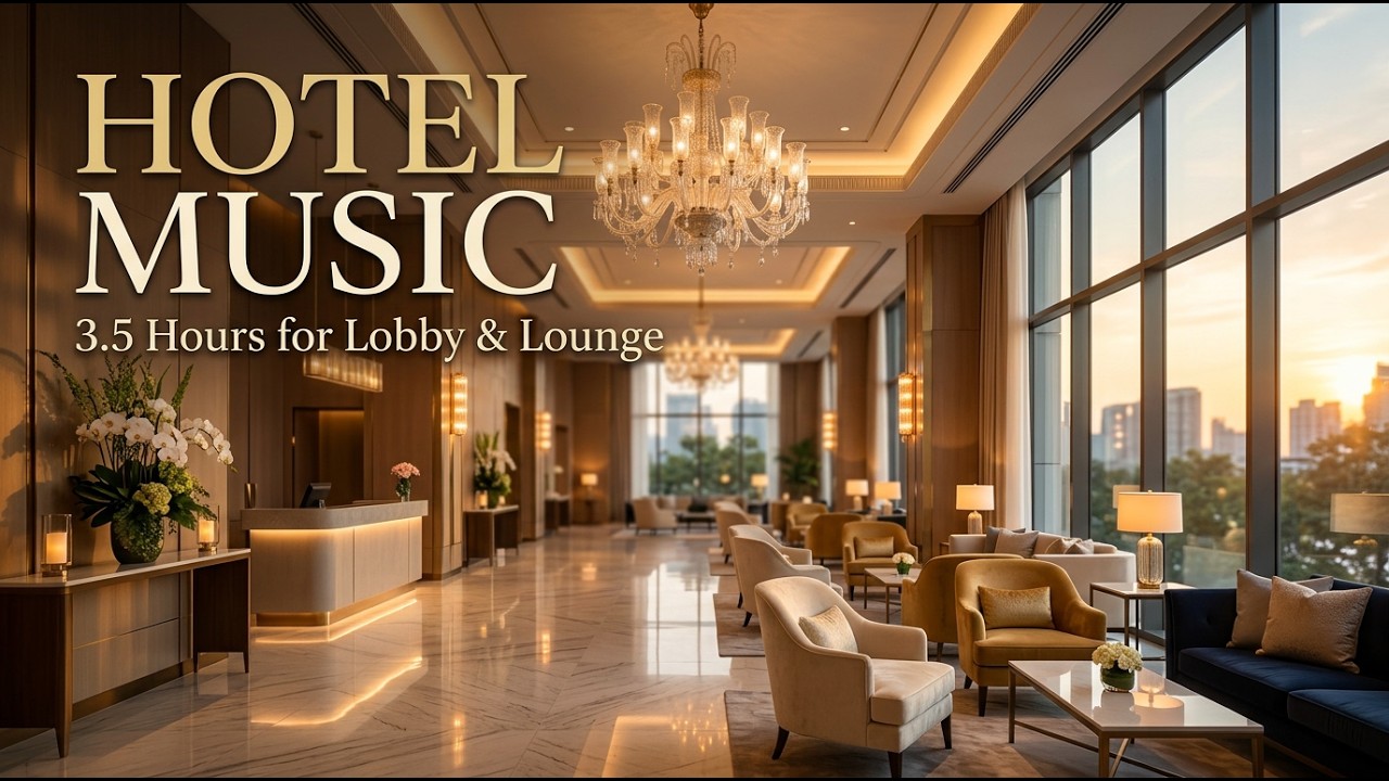 Elegant Hotel Music to Relax | 3.5 Hours Lounge & Ambient Music for Restaurants and Hotels