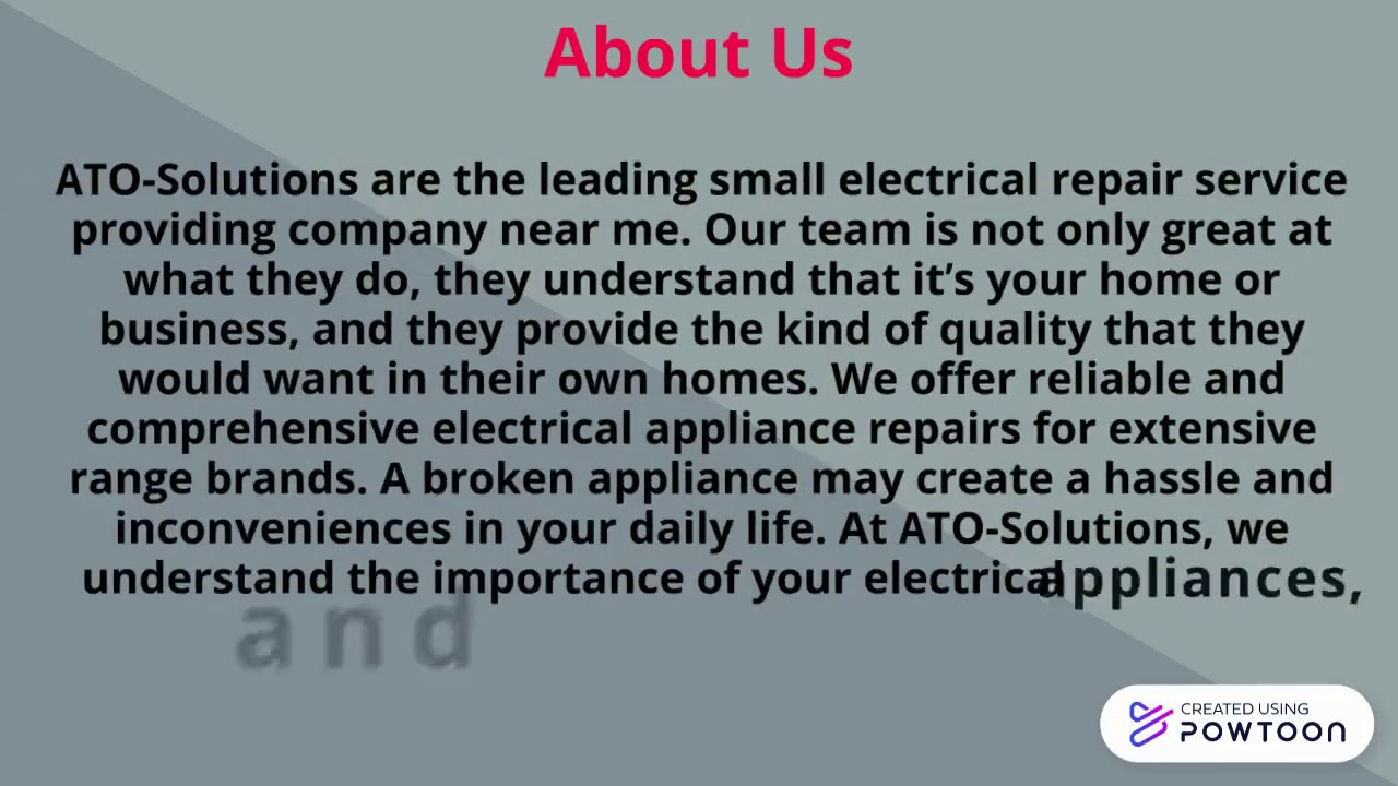 Leading small electrical repairs near me