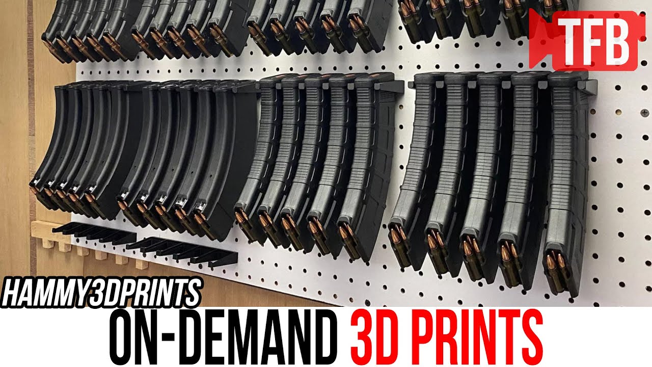 hammy3dprints: 3D-печатные аксессуары для оружия по запросу | SHOT Show 2025