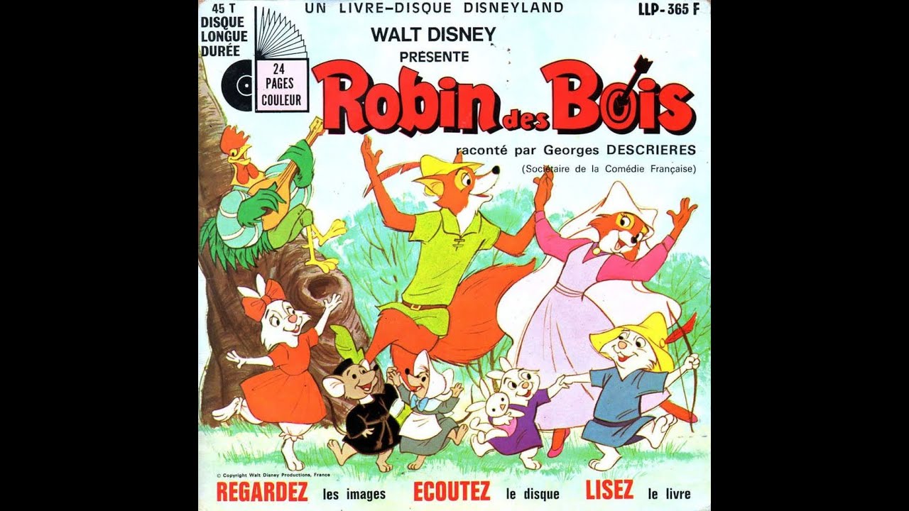 Robin des bois (livre disque) racont&eacute; par Georges Descrieres