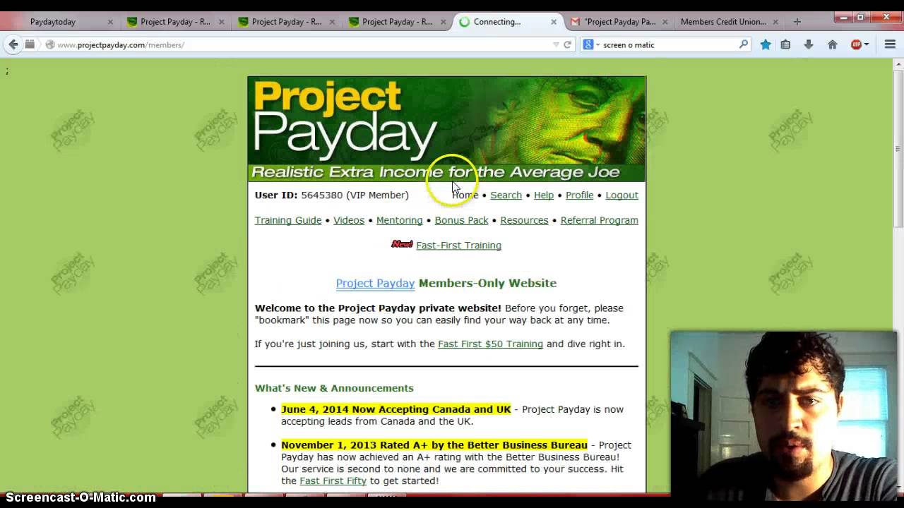 Project Payday Proof