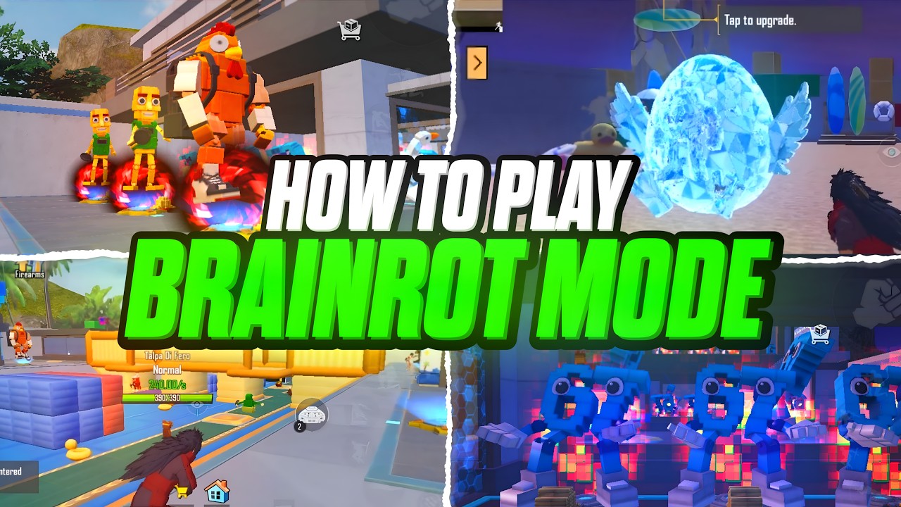 HOW TO PLAY BRAINROT IN BGMI 🔥 | BRAINROT MAP, BOOTCAMP & FREE LUCKY COIN GUIDE