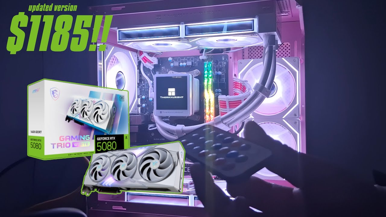 [1440p] RYZEN 5 5600XT + RTX 5060 8GB OC (overwatch 2 benchmark) $1185 PINK GAMING PC BUILD