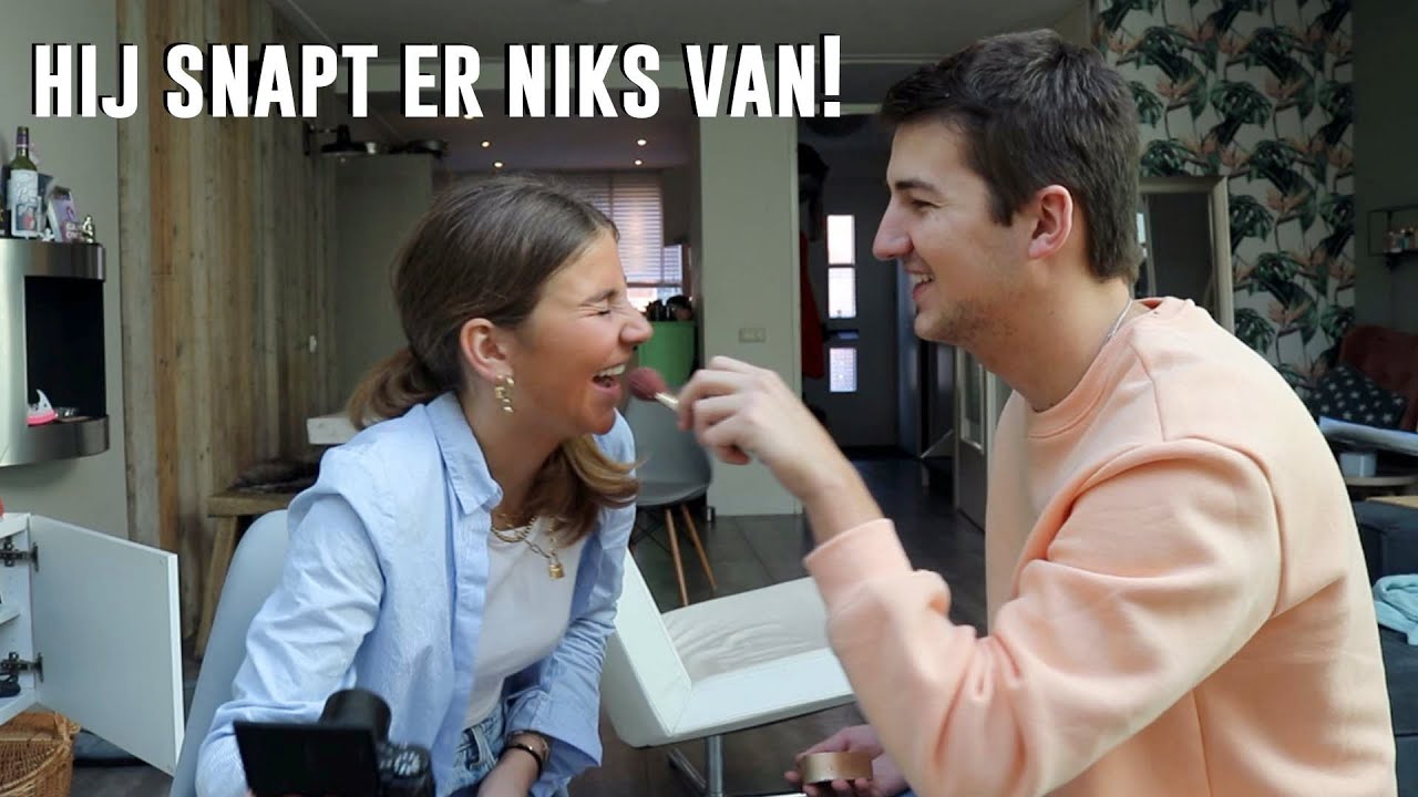 BROER DOET MIJN MAKE-UP | SENNA BELLOD