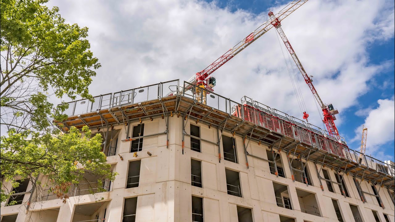 La tour BORDONOVA dans le quartier du Belvédère à Bordeaux par Legendre Construction