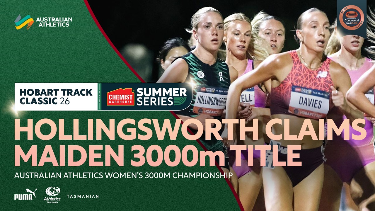 Women's 3000m Final - Australian Championship | 2026 Hobart Track Classic
