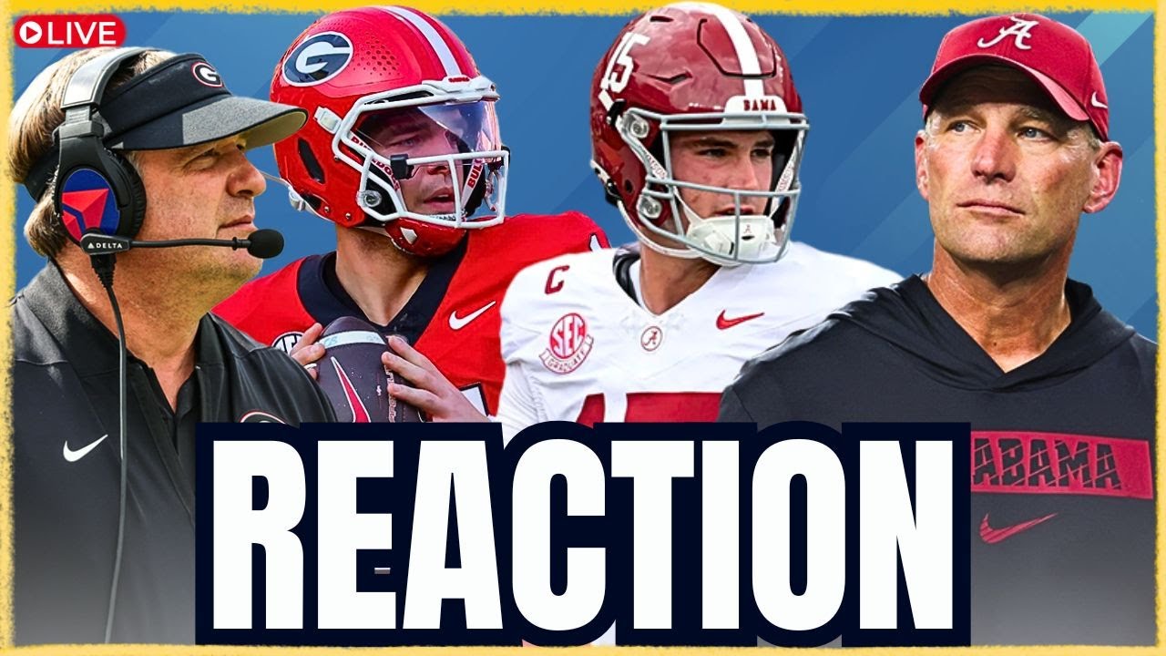 SEC Football Reaction: Georgia HAMMERS Alabama, College Football Playoff Predictions, More