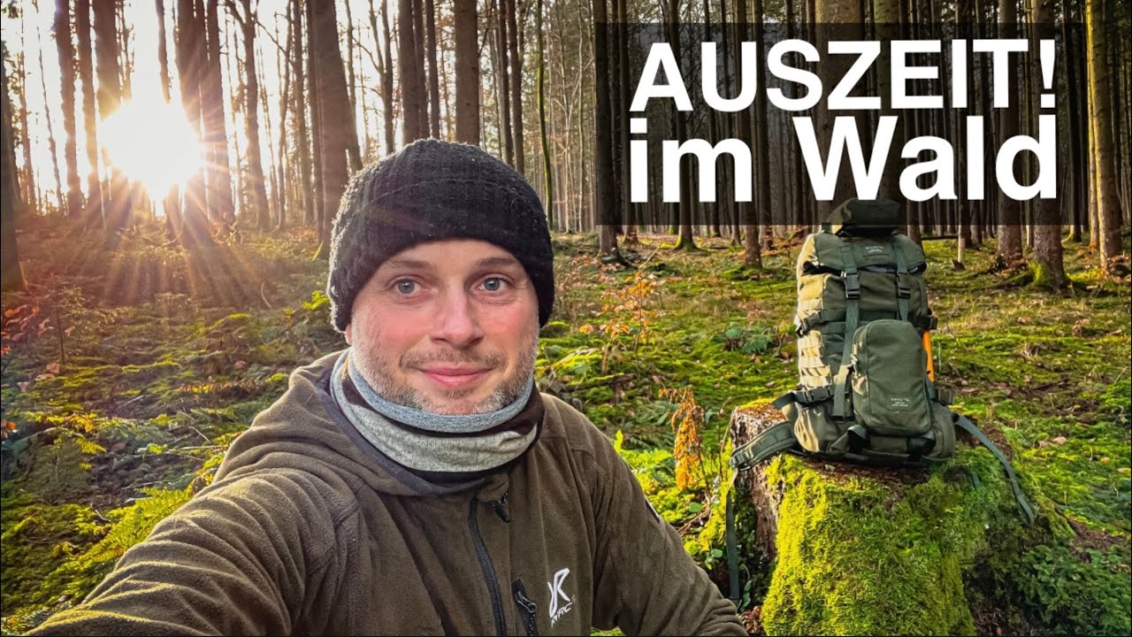 Wandern und kochen im wunderschönen Wald. Mikroabenteuer und Auszeit mit VAN & WALD # 1