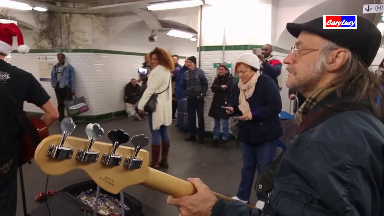 CUMBIA PERUANA EN EL METRO DE PARIS 2016