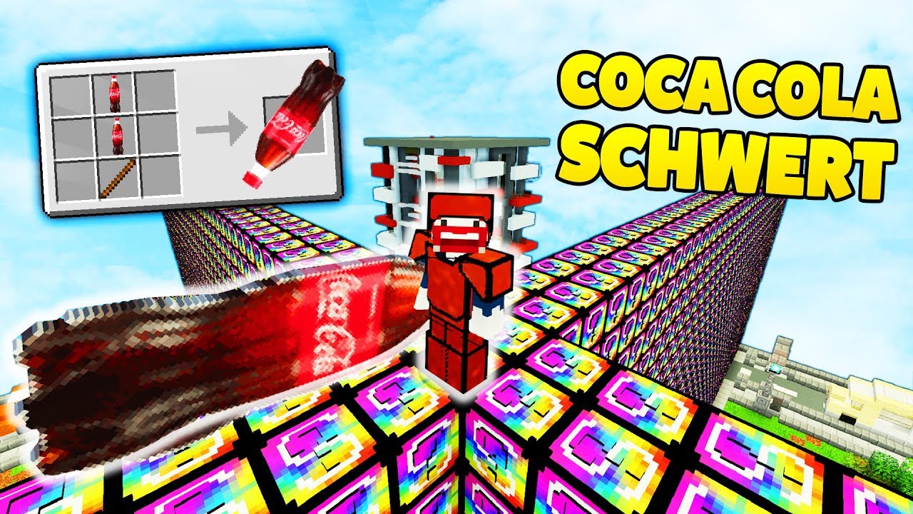 GIGANTISCHES COCA COLA SCHWERT | LUCKS BLOCKS WALL