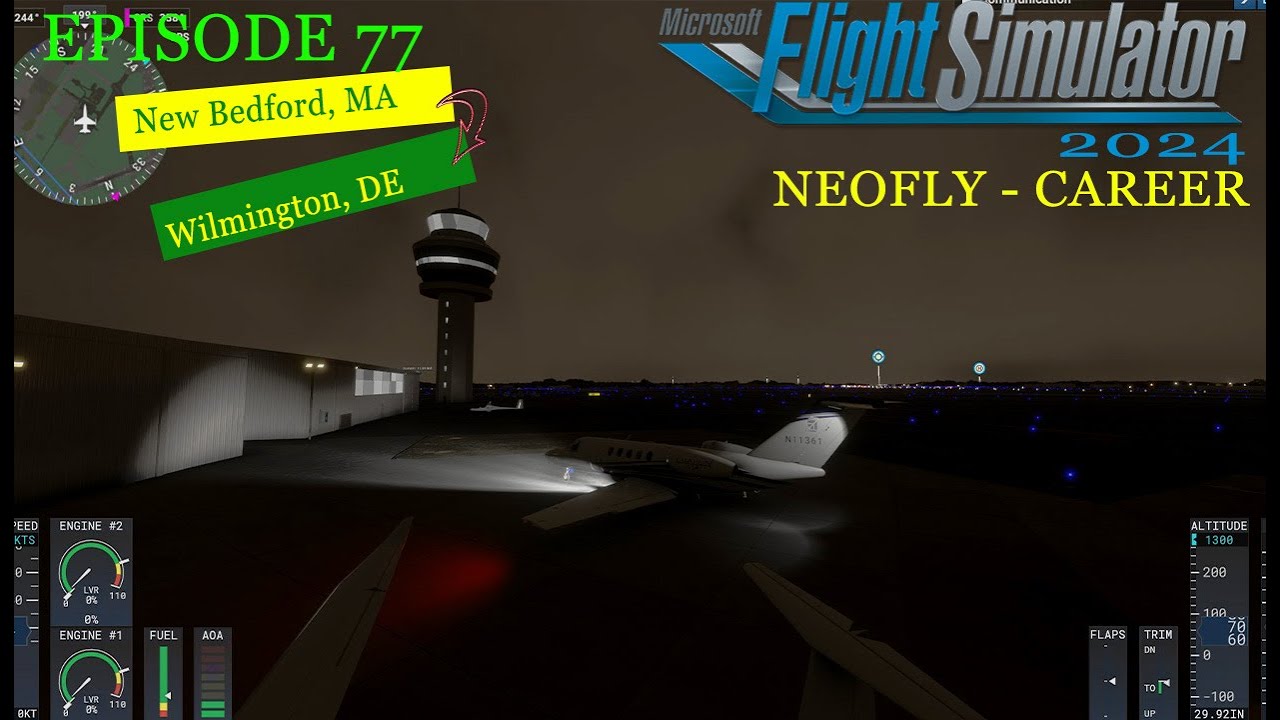 MSFS 2024 NeoFly Career Mode Update | Episode 77 | Wilmington US-DE🌿🏔️✈️
