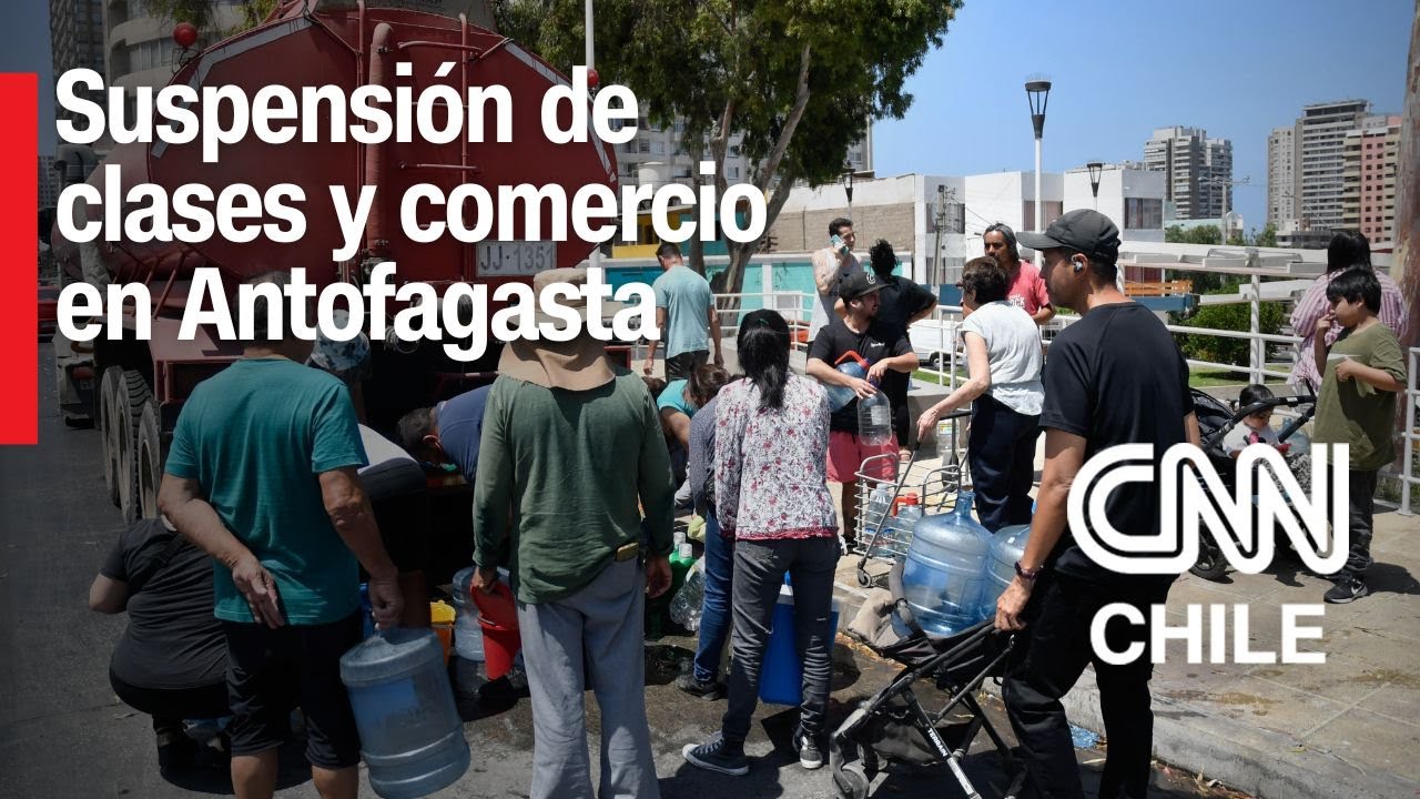 Antofagasta: Corte masivo de agua potable ha provocado dificultades en la ciudad