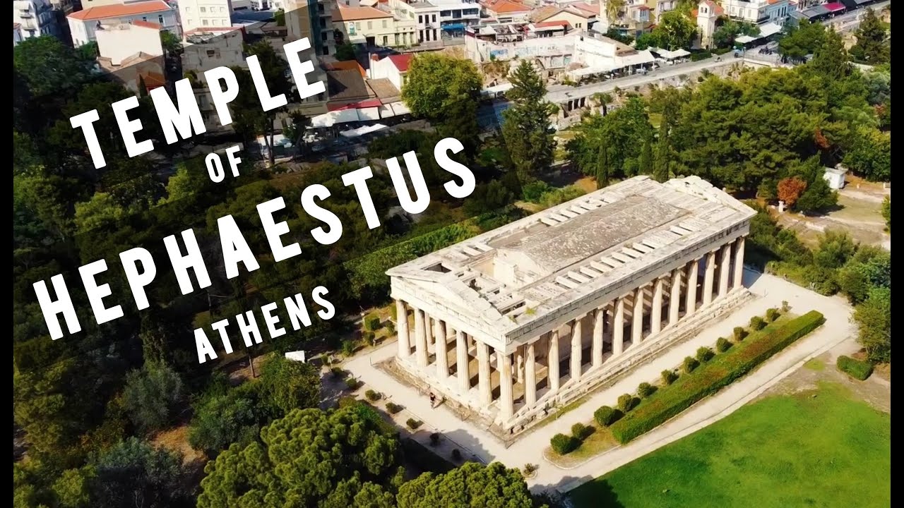 Temple of Hephaestus by drone ATHENS - Hefajstejon ATENY | GREECE 🇬🇷