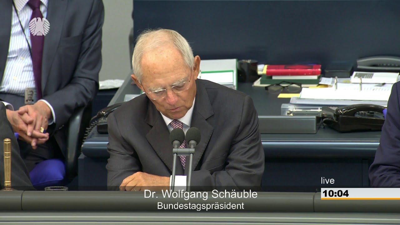 Sch&auml;uble: Gewaltmonopol des Staates ist nicht relativierbar